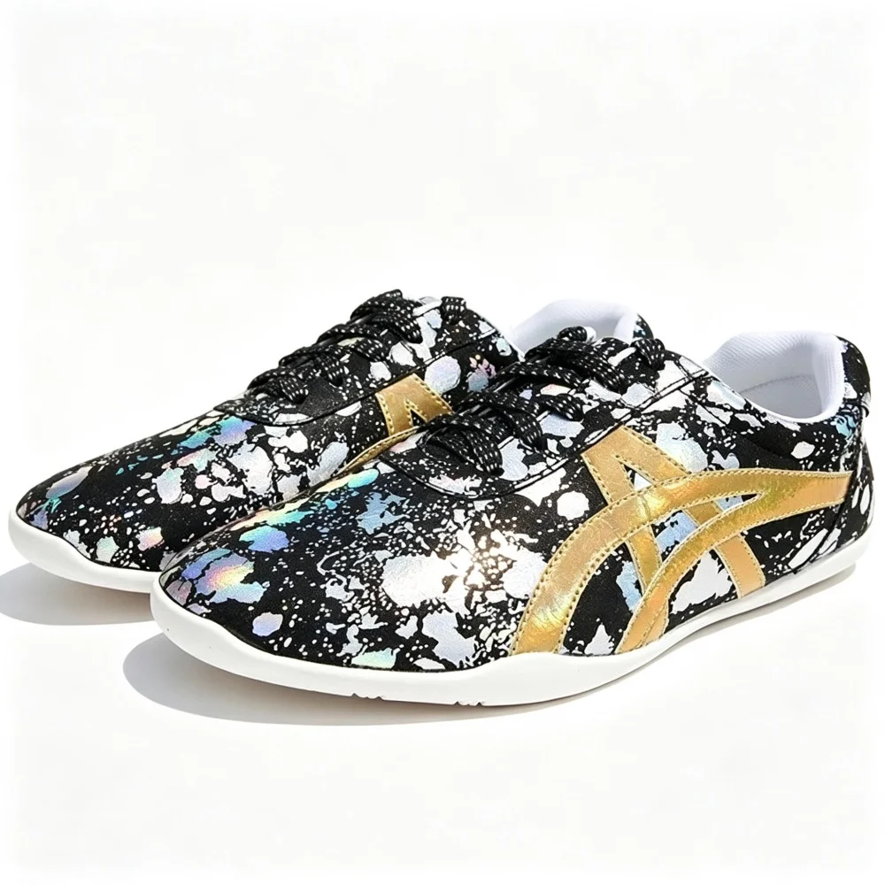 USHINE Wushu Tai Chi Shoes for Men Women Kids Soft Sole Kung Fu Training Sneakers Lightweight Martial Arts Competition Footwear