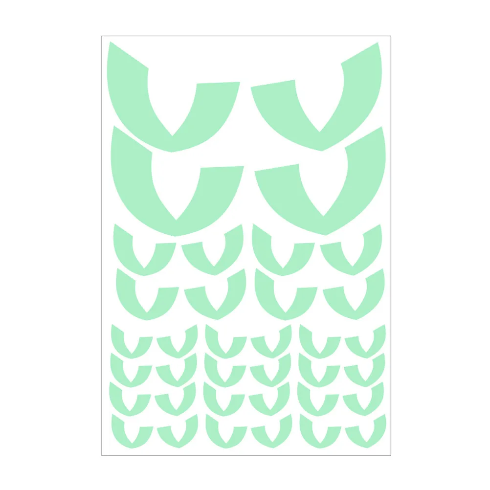 

Luminous Vinyl Pale Green Tear Stick Glow Night Sticker Halloween Eyes Creative Festival Wall Decor Festival Luminous Sticker