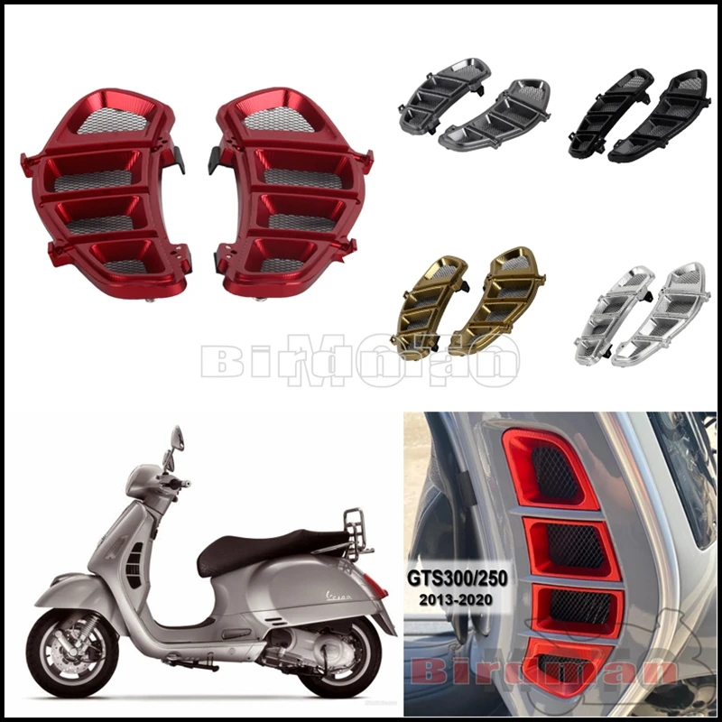

5 Colors Motorcycle Radiator Guard Aluminium Mesh Grille Protection Bezel Cover For GTS 250 300 GTS250 GTS300 2013-2020
