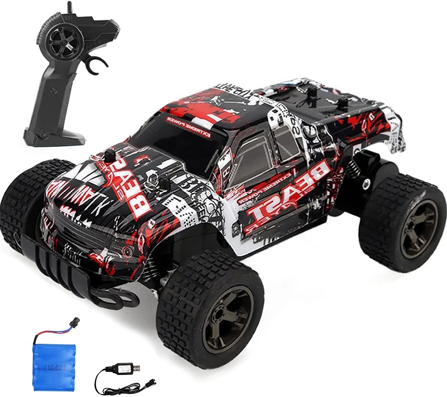 RC Car  Remote Control Car 1:20 4ch 2.4ghz 20km/h Off Buggy Off-Road Control Trucks Boys Toys for Children