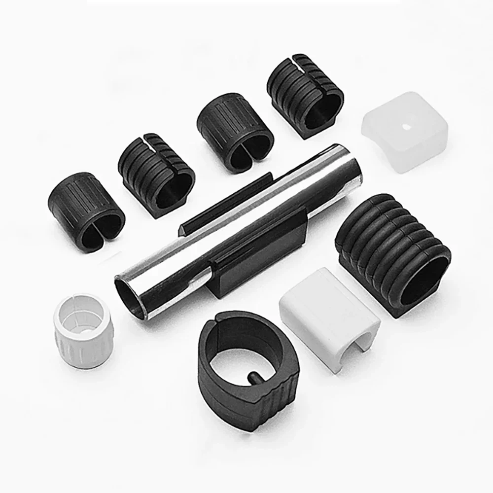 Plastic Furniture Foot Pads Table Leg Covers Chair Pads Anti Slip Floor Protection Covers Pipe Caps  U-Shaped Pipe Clamps