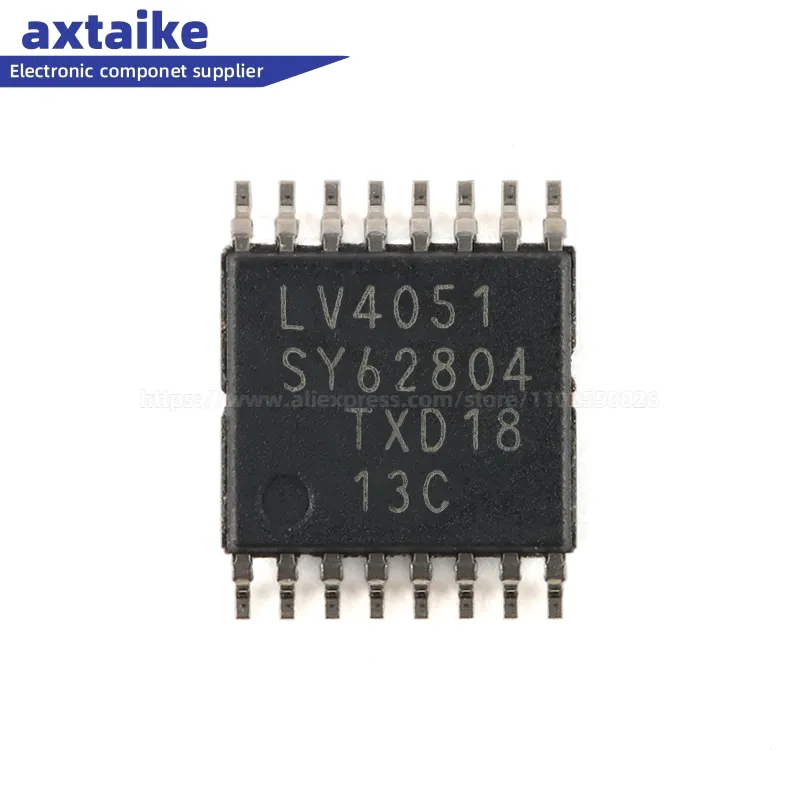 10PCS 74LV4051PW 74LV4052PW 74LV4053PW LV4051 LV4052 LV4053 TSSOP-16 Multiplexer Switch ICs Analog Switch SMD IC