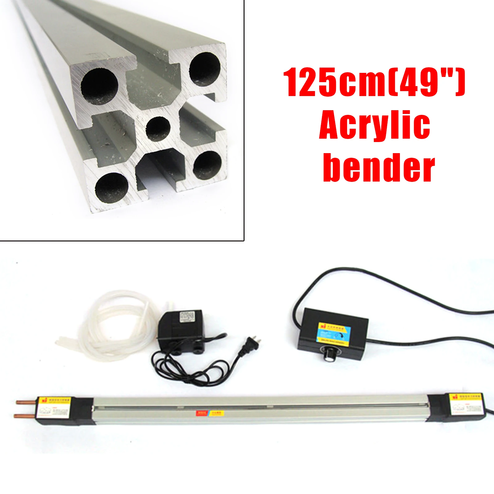 1500W 49 Acrylic PVC Plastic Bender Bending Machine Plastic Sheet Bender Heater Manual Bending Tool for Bending