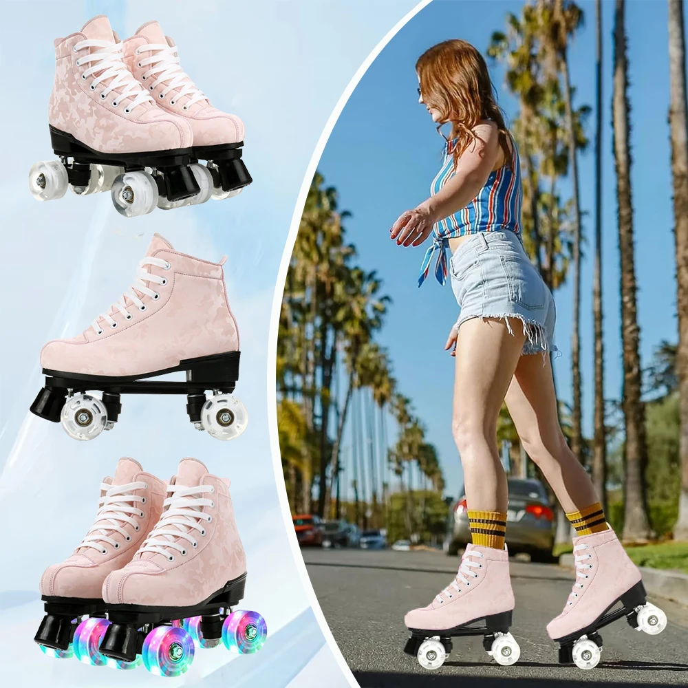 

Уличные роликовые коньки, обувь для катания на коньках, раздвижные роликовые коньки, кроссовки, женские мигающие роликовые коньки, обувь для молодежи и девочек