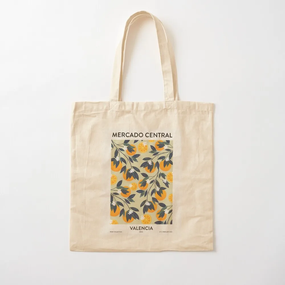 Fruit market Valencia Tote Bag eco pack canvas tote bags Handbags women Lady bags