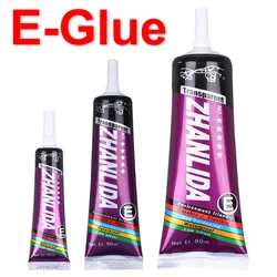 15/50/80ML Zhanlida Transparent Glue Phone LCD Repair Contact Adhesive Fabric Leather Toys Clothes Metal w/ Precision Applicator