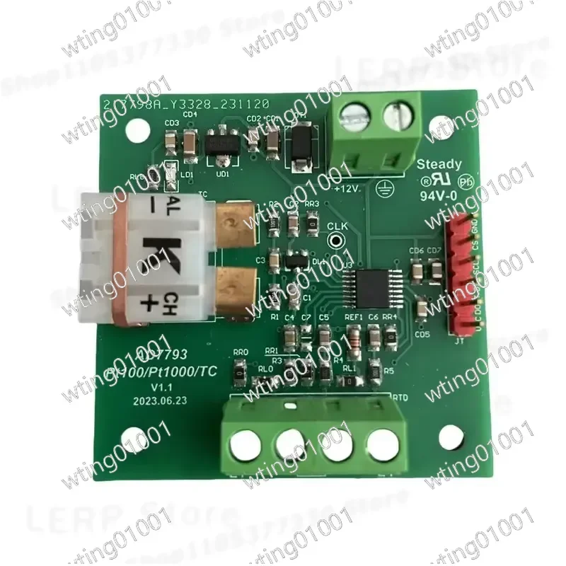 for AD7793 Accurate K Type Thermocouple and PT100 PT1000 Sensor Module Support 2 3 4 Wire Configuration Industrial Temp