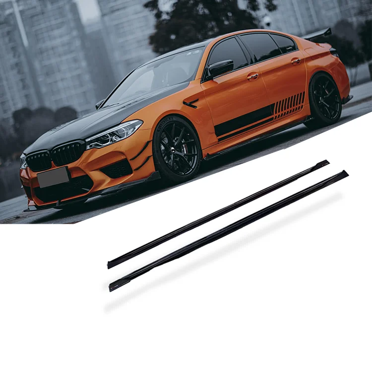 M5 F90 Best Quality Dry Carbon Fiber Fibre Side Skirt Extension For  M5 F90 2018-2019 DL-BW1013-10