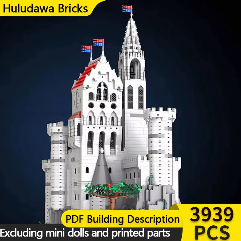 Popular Medieval Castle Model MOC Building The King's Luxury Castle Modular Technology Gifts Holiday Assemble Children Toys Suit