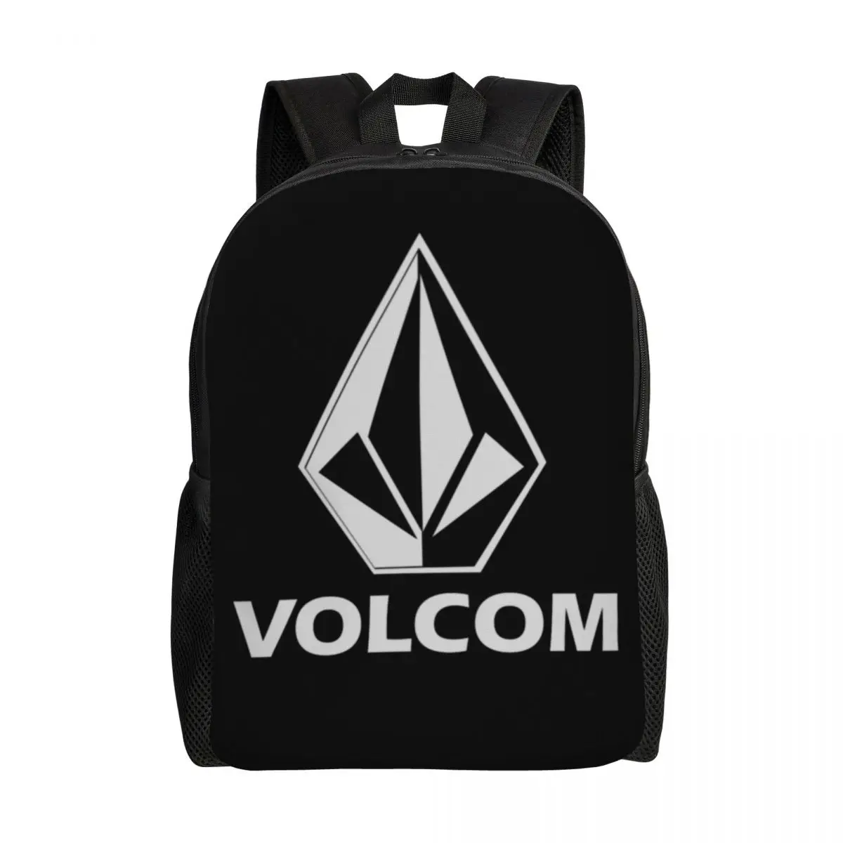 Custom Volcoms Logo Backpacks Women Men Basic Bookbag for College School Bags