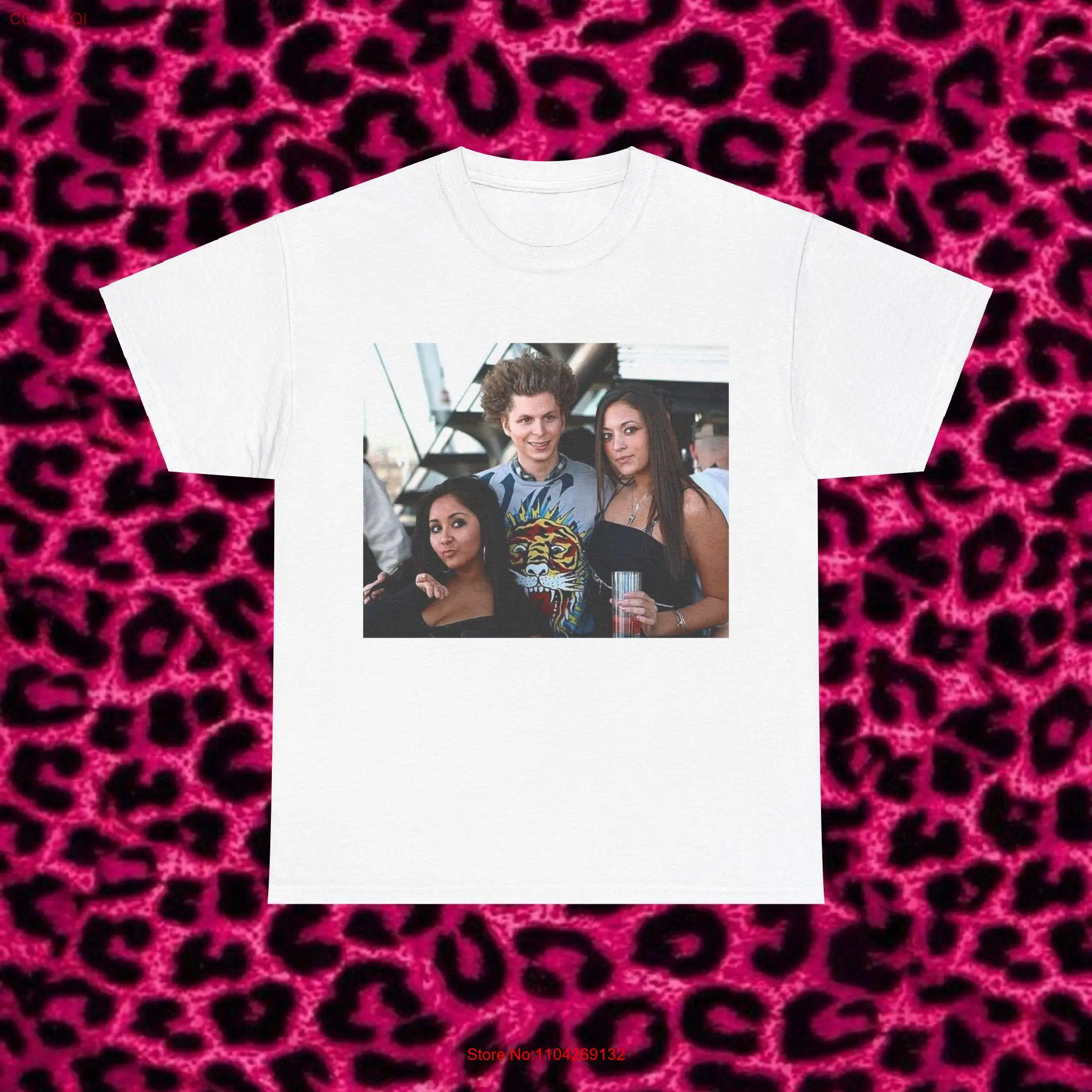 Micheal Cera Jersey Shore Snooki Sammi Sweetheart Iconic Y2K 2000s Funny T Shirt long or short sleeves