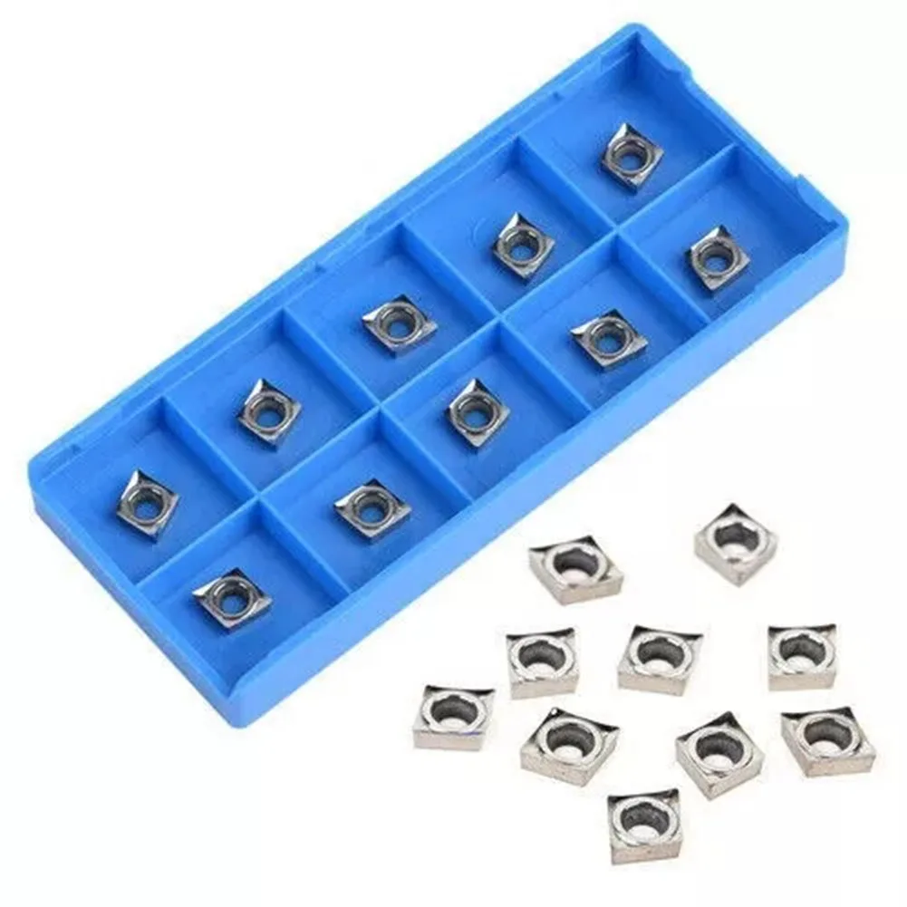 

10pcs/set CCGT060204-AK N01 CCGT21.51 AK Carbide Inserts For Aluminum CCGT06 Metalworking Tool Parts
