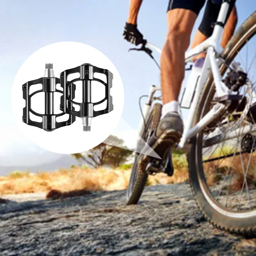 دواسة الدراجة الجبلية من سبائك الألومنيوم، دواسات خفيفة للغاية عالية القوة، دواسات تحمل مضادة للانزلاق، ملحقات دراجة الطريق