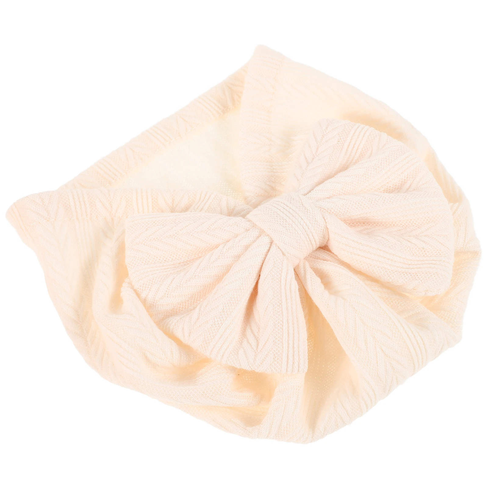 

Baby Turban Hat Newborn Beanie Pure Color Wheat Ear Bow Cotton Caps Toddler Bucket Girls Bows Headbands Baby Girls Headwear