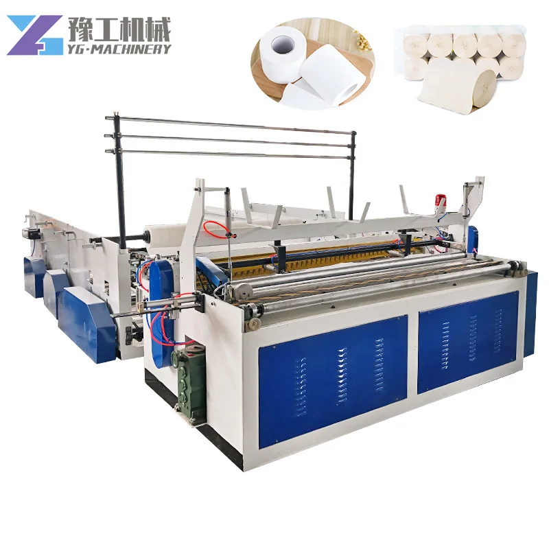 YG Small Business Machine Supplier Ideas Tissue Toilet Paper Roll Rewinding Making Machine