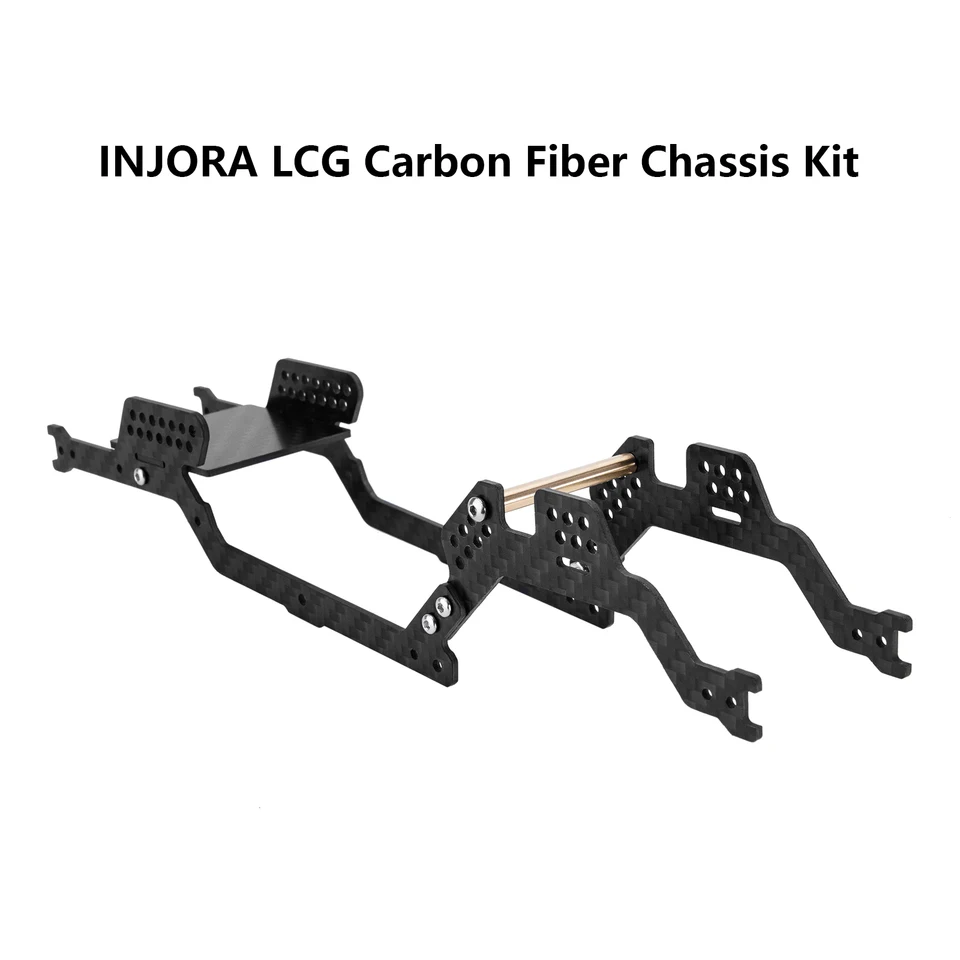 INJORA LCG カーボンファイバーシャーシキット フレームガーダー 1/18