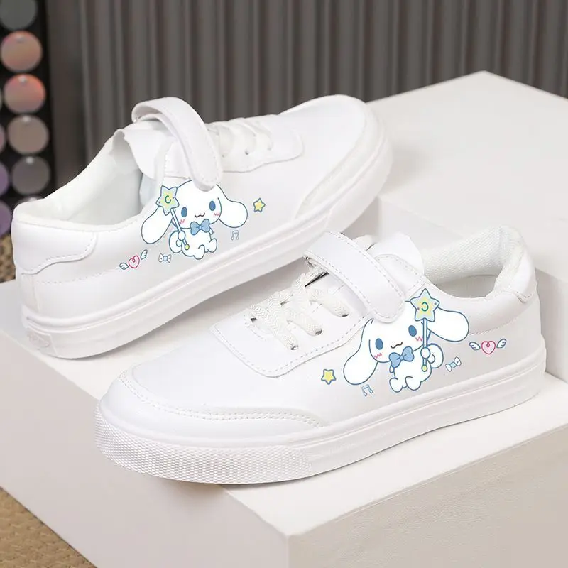 Kuromi Luminous shoes Cartoon Kids night fluorescence Sport Shoes Children Canvas Shoes Girls Cinnamorol Tennis Shoes Size 25-35