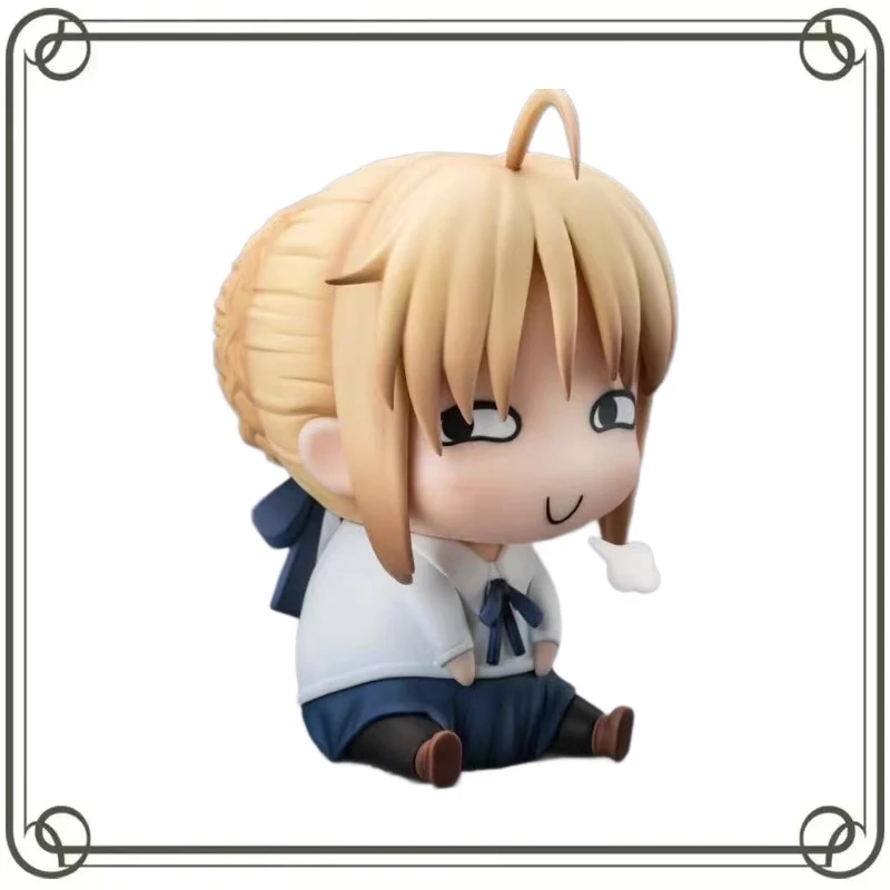 

10CM Ayanami Rei Asuka Langley Soryu EVA Action Figure Sitting Posture Q-version Two-dimensional Beautiful Girl Model Toys