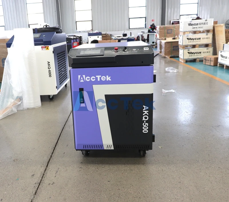 新型パルスレーザー洗浄機 錆/酸化物除去 ミニパルスレーザー洗浄機 300w 500w 1000w 木材/油/金属/塗料対応