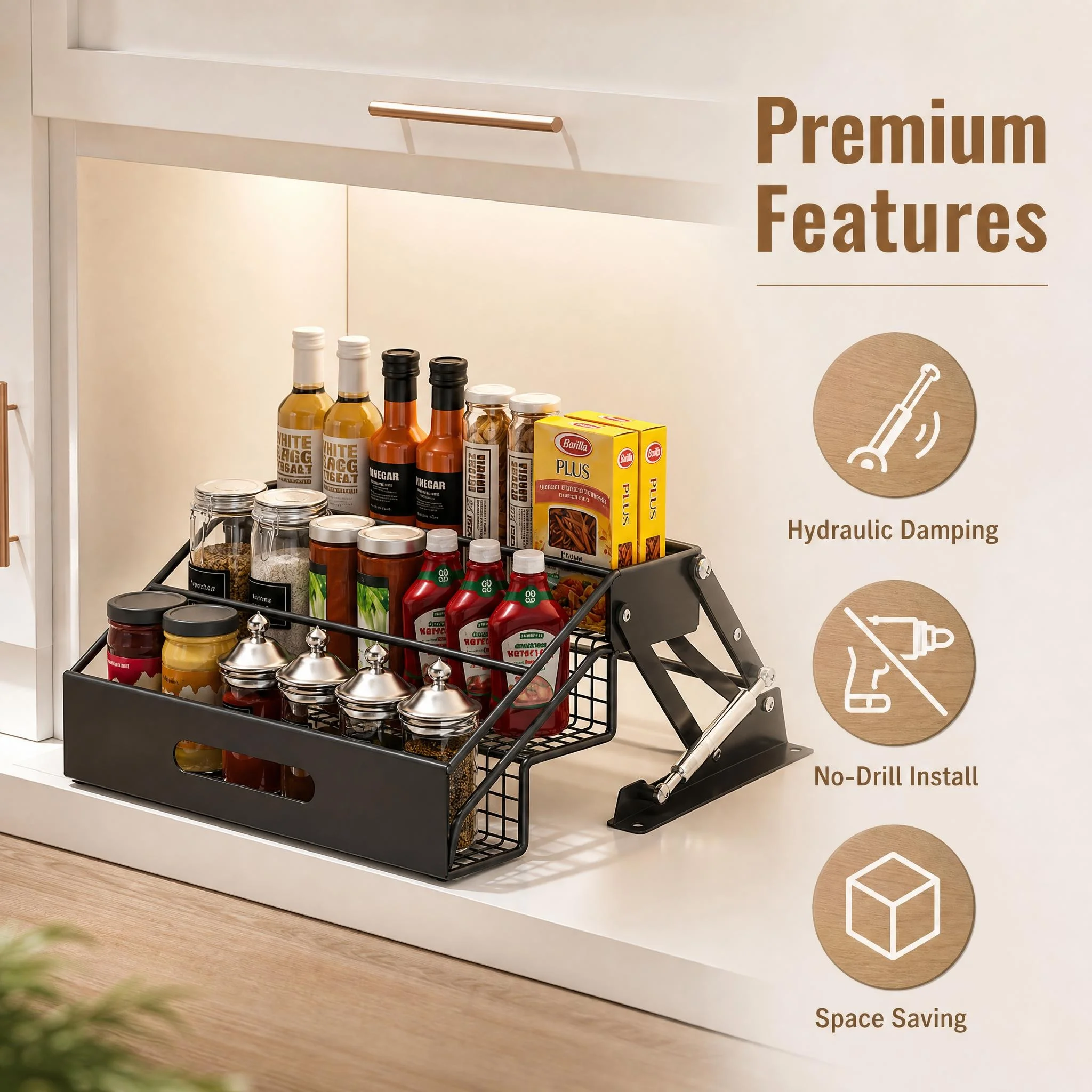 Uittrekbare kruidenrek voor ka - Kitchen Gadgets Rack recensie en prijs