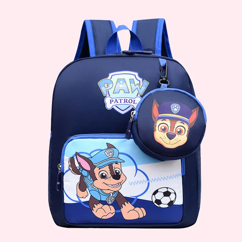 Kawaii Paw Patrol Kindergarten Backpack Chase School Bag Skye Bagpack Toddler Travel Bag Pouch Boy Coin Purse Girl Birthday Gift