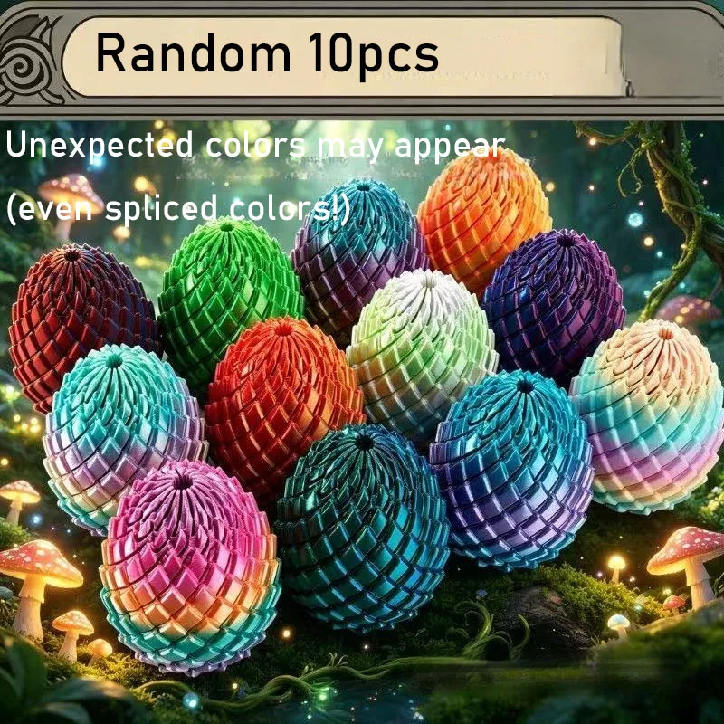 Verwandelbarer Schleim-Ball Kreatives Twist-Finger-Dekompressionsspielzeug Neues Drachenei Rotations-Deformations-Modell