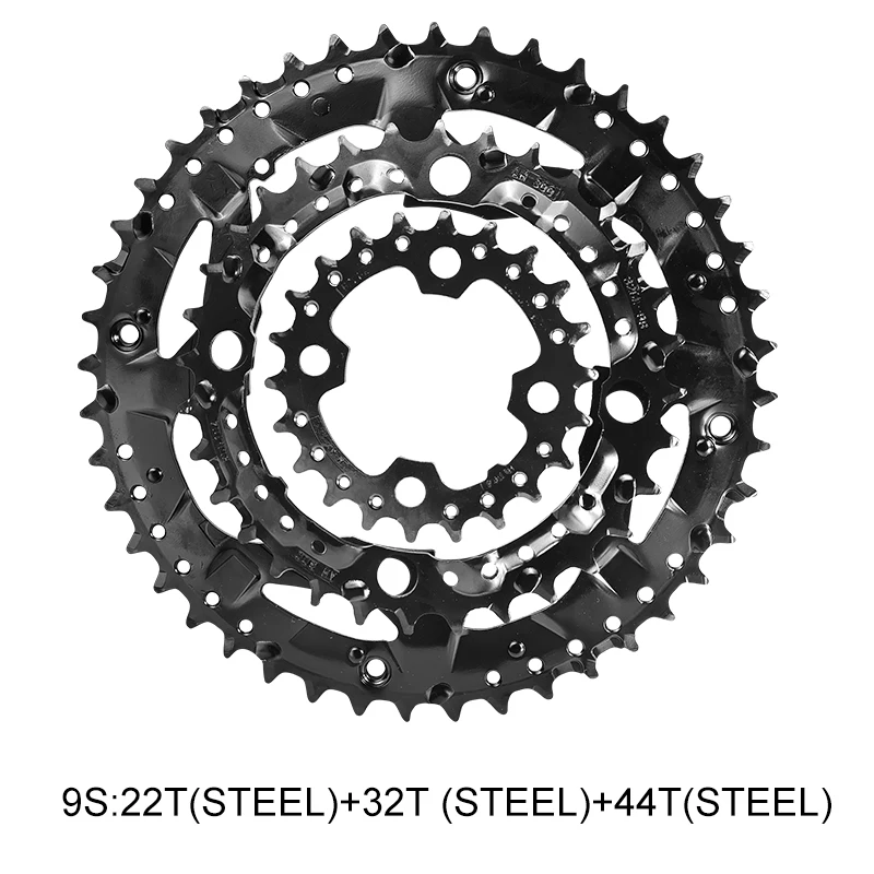 BUCKLOS 3*9S 3*10 MTB Kurbelgarnitur 104/64 BCD Mountainbike Kurbelgarnitur 27S 30S 20S Fahrrad Kurbelgarnitur 170MM Fahrrad Integrierte Kurbeln – Detail 9