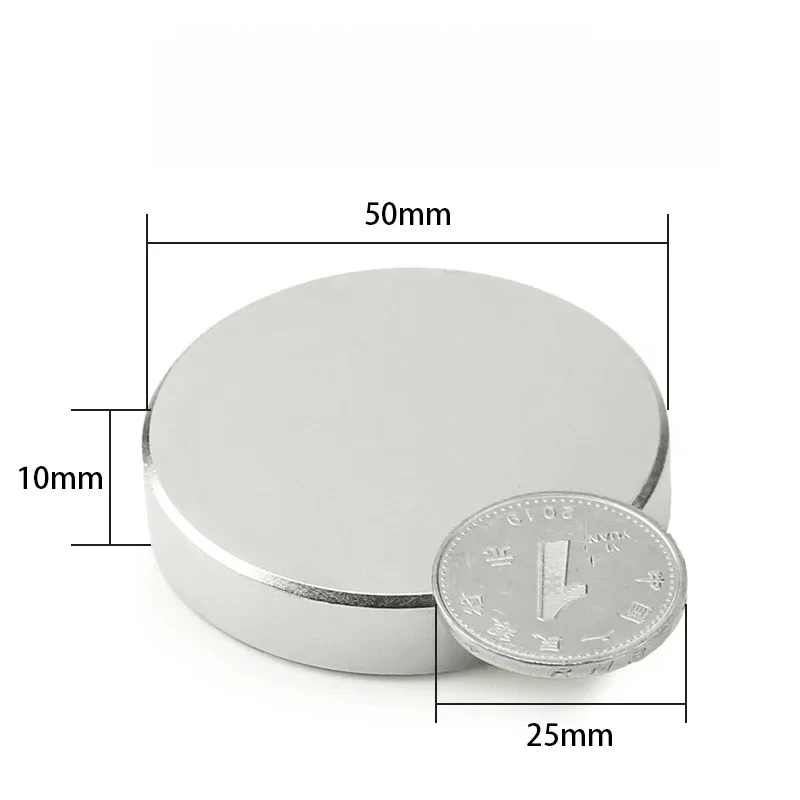 50x10mm Round Powerful Magnets 50x10mm For Home Refrigerators, Offices DIY 50*10,Fast Delivery