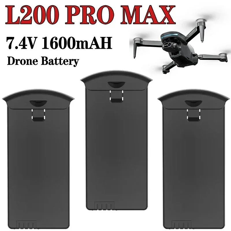 Do drona L200 PRO MAX Bateria 7,4 V 1600 mAh L200 Pro Max Rc Drone Quadcopter Zapasowa bateria Akcesoria do dronów Oryginalne baterie
