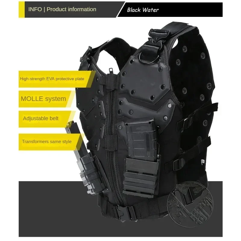 Tactical Vest Tmc Special Forces Outdoor Multi-purpose Cs Protective Combat Self Defense Security Vest Eva Molle Safety Armor