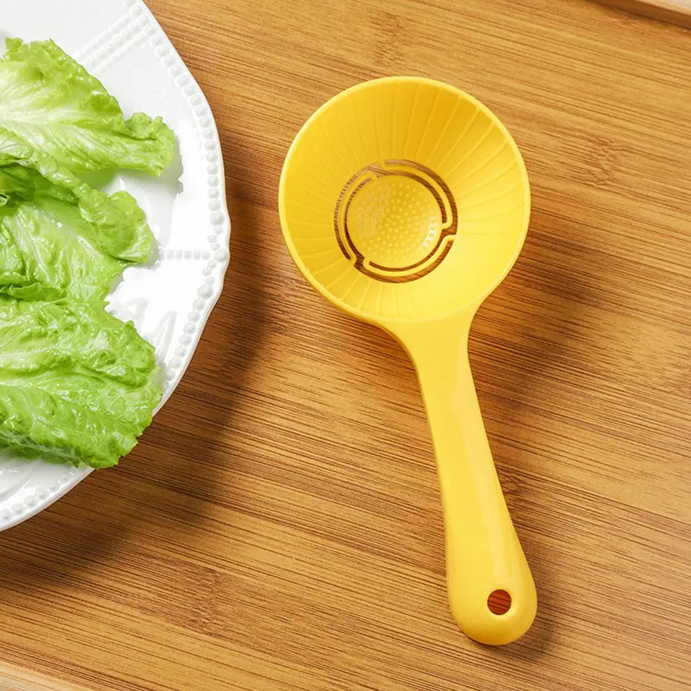 Non-Stick Rice Scoop Press Button Large Semi-Circular Serving Spoon for Rice/Porridge Dishwasher Safe (2PCS)