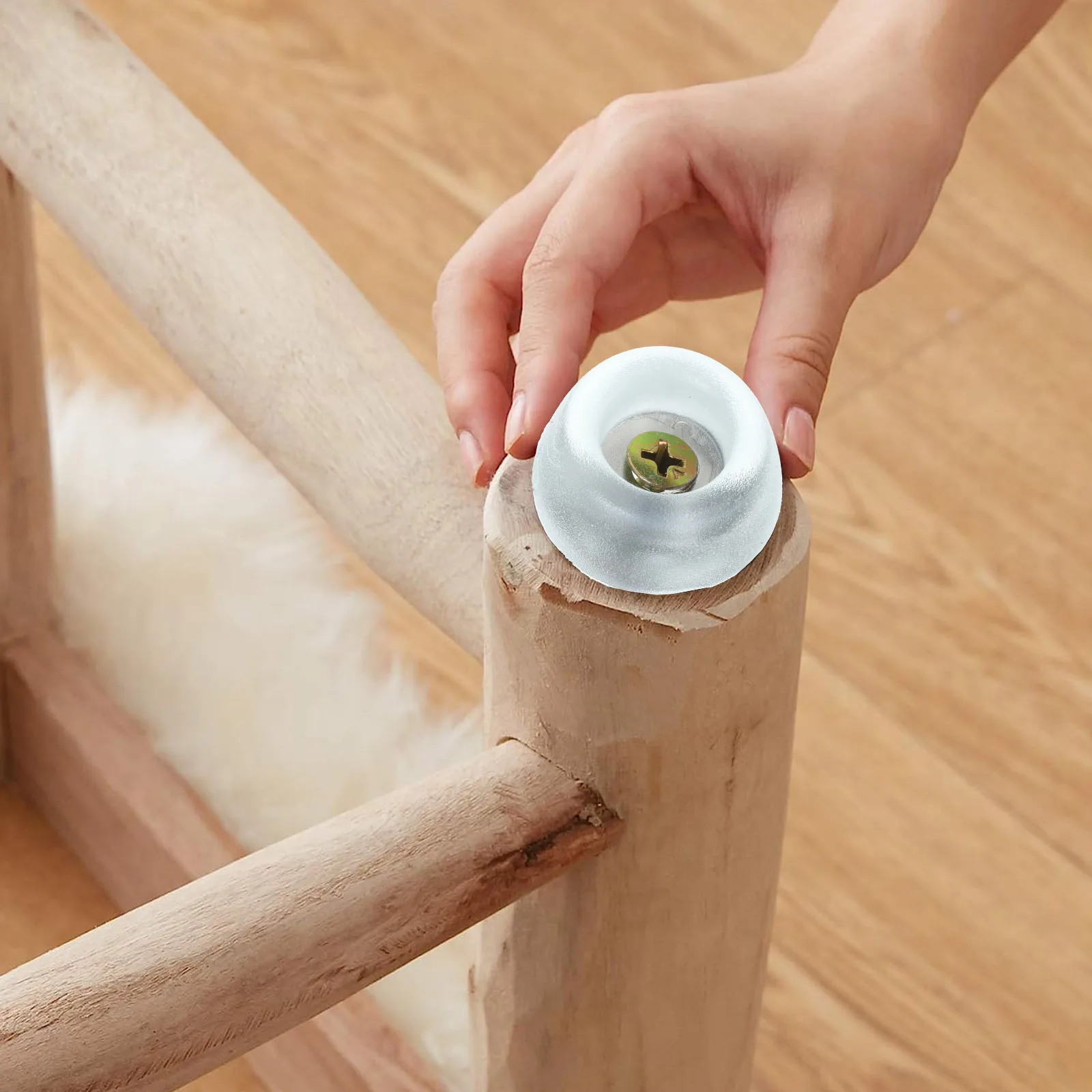 

50Pcs Moistureproof Furniture Leg Pads Silicone Chair Table Feet Covers Durable Floor Protectors Furniture Feet Pads