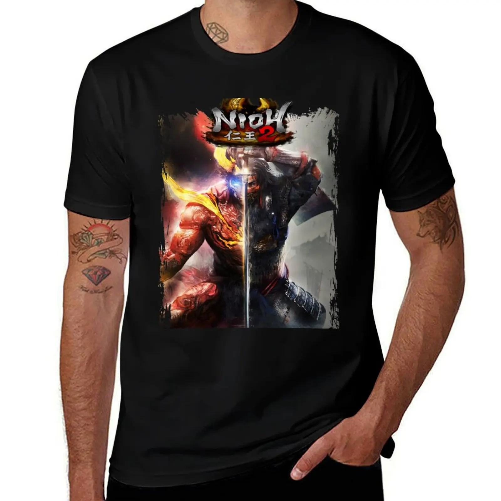 

Nioh 2 gam| Perfect Gift T-Shirt t shirt for man 100 percent cotton funny t shirts man man t shirts for men casual T-shirt
