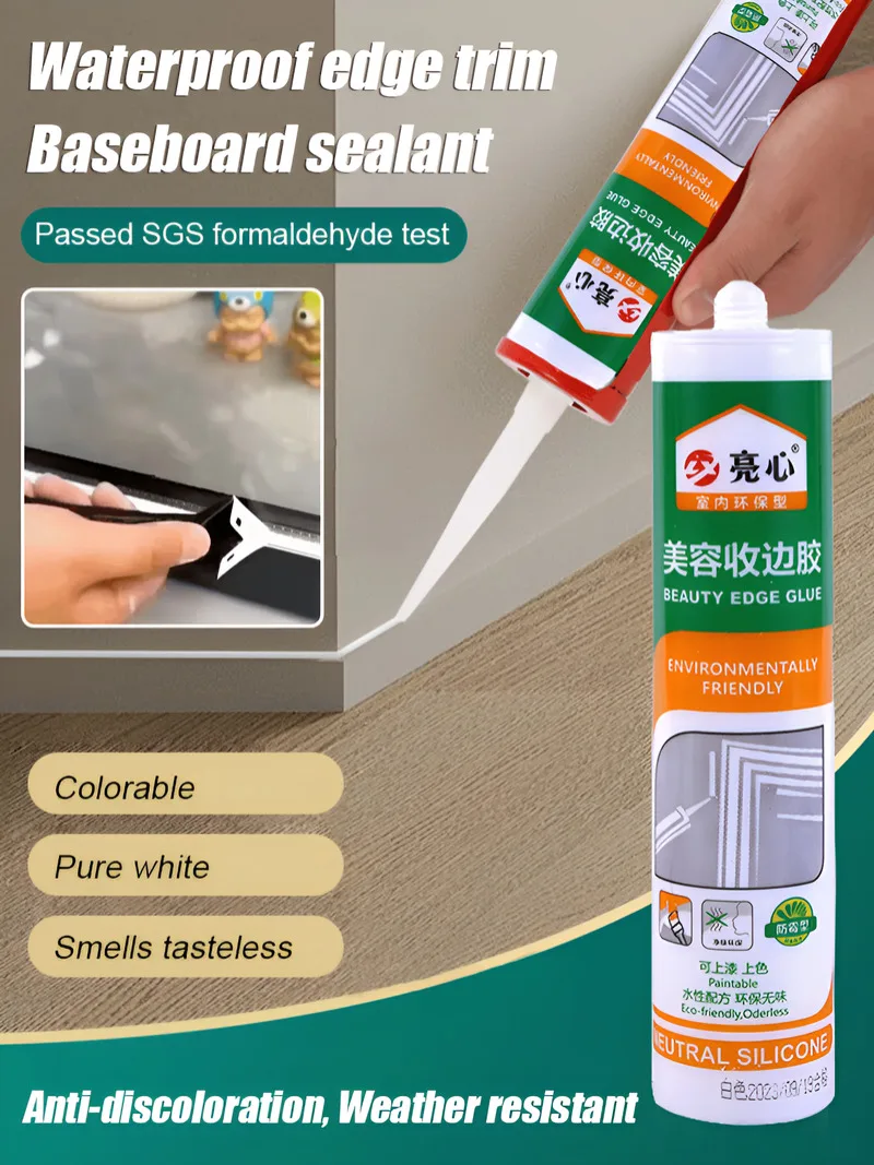 

[Whole House Beauty Trimming] Beauty Edge Banding Gel/Waterproof Wdge Trim Baseboard Sealant/Long-Lasting Seal Leak-Proof//
