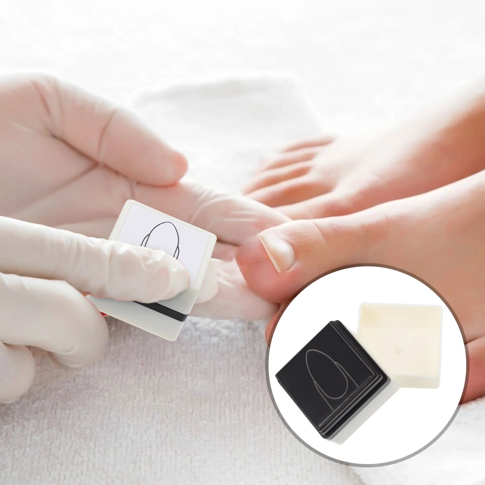 

Nail Stamp Mold Practice Tool Art Supply Manicure Stamper Painting Practicing Plastic