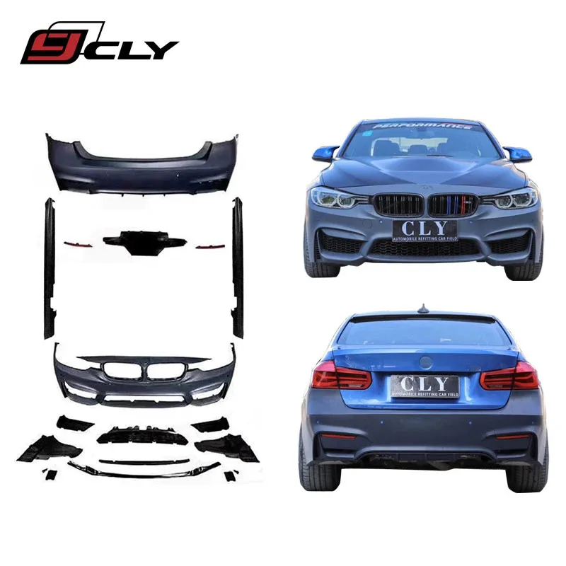 

Flash Sale ! High Quality Car 2013-2019 3-Series F30 Upgrade M3 Body Kit Front Bumper Side Skirt Rear B