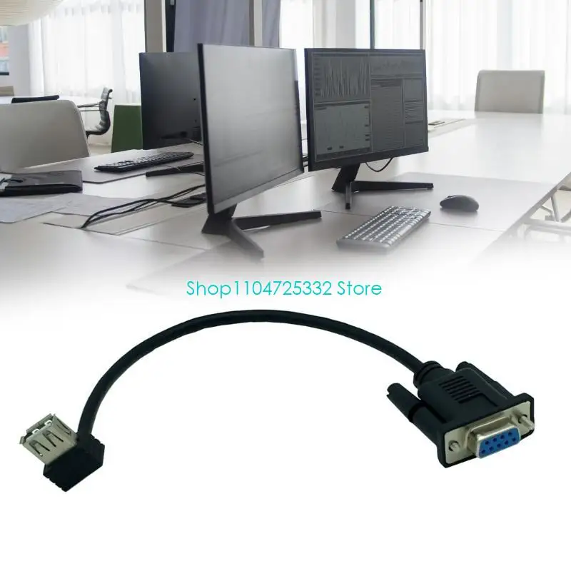 P5EA USB 2.0 Een vrouw tot Rs232 DB9 vrouwelijke seriële kabeladapteromzetters 25