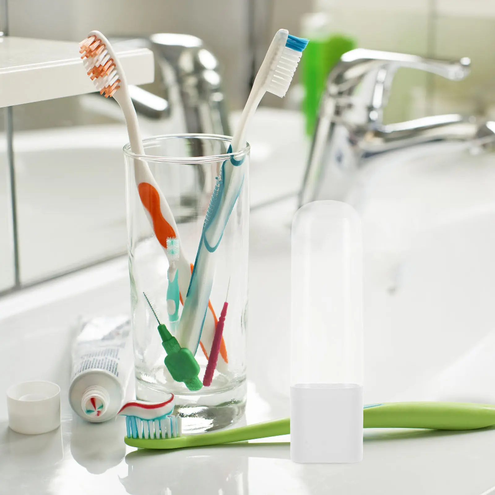 

Защитный чехол для насадок электрического ирригатора, портативный футляр для хранения, многофункциональный держатель для насадок, дорожный органайзер-бокс