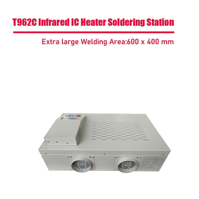 

T-962C Reflow Oven Infrared IC Heater Soldering Machine 2500W 600 x 400mm T962C for BGA SMD SMT Rework 962C