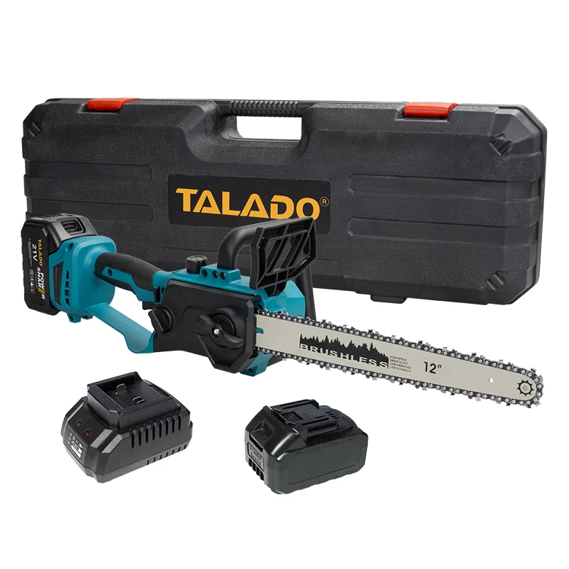 

12 Inch Mini Chain Saw Cordless Electric Saw Handheld Garden Logging Chainsaw Wood CuttingPower Tool for Makita 18V Battery