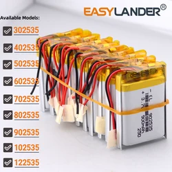 10Pcs/Lot 302535 3.7V 220mAh Lipo Li-Polymer Li-ion Battery 402535 502535 602535 702535 802535 902535 102535