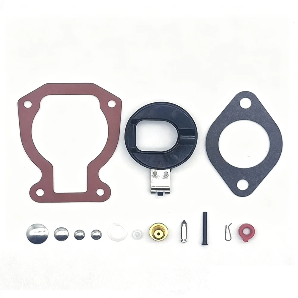Carburetor Rebuild Kit Compatible with For Johnson For Evinrude 4HP 6HP 8HP 9.9HP 15HP Outboard Engines 398453 398452 391305