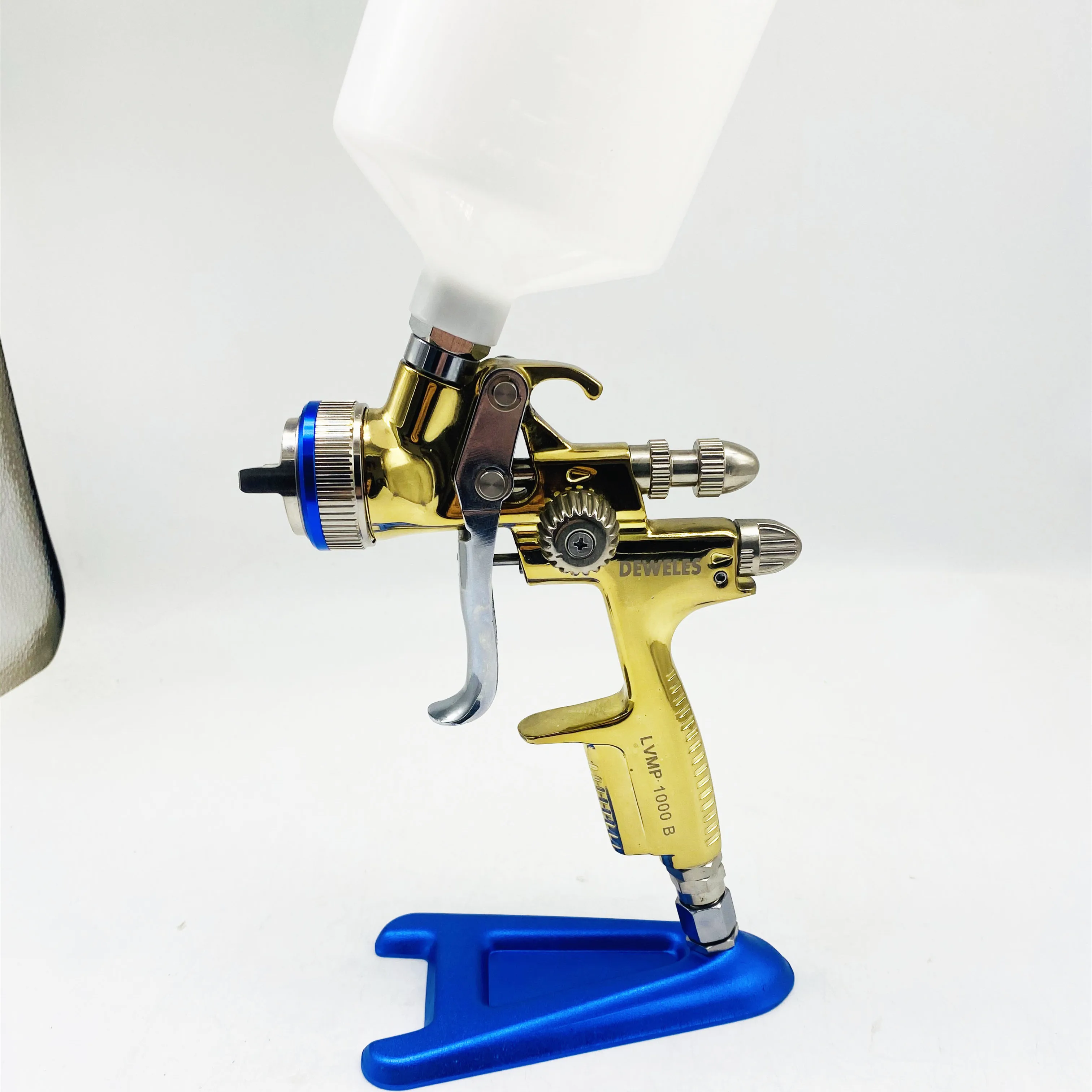 DEWELES Hvlp Professional Custom Spray Gun 1000B 1.3mm Varnish Paint Sprayer Environmental Protection Pneumatic Tools