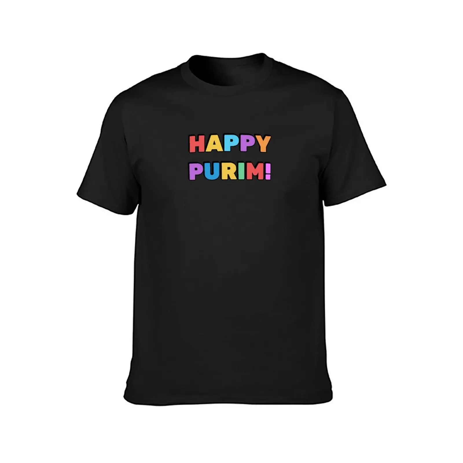 HAPPY PURIM T-Shirt Blouse plus sizes men workout shirt