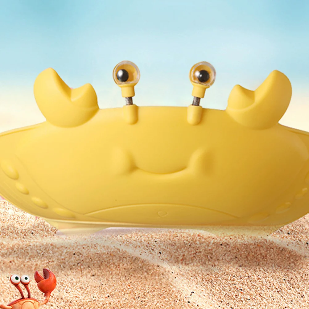 الكرتون كراب الشامبو قبعة حمام الطفل قبعة الاطفال غسل الشعر قبعة الرضع دش قبعة الأذن حامي قبعات قبعات استحمام الطفل #2