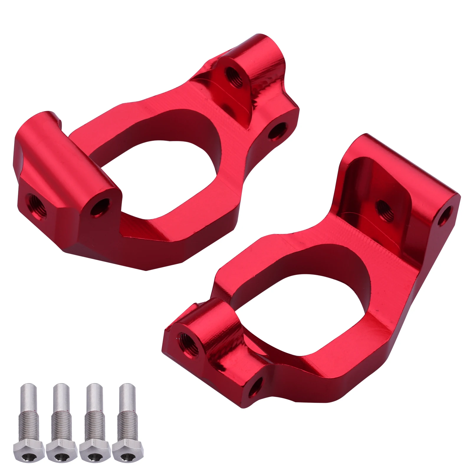 HobbyPark Aluminum Caster Blocks C-hubs for Traxxas Maxx WideMaxx Compatible with V1 or V2 Replacement Parts 8932
