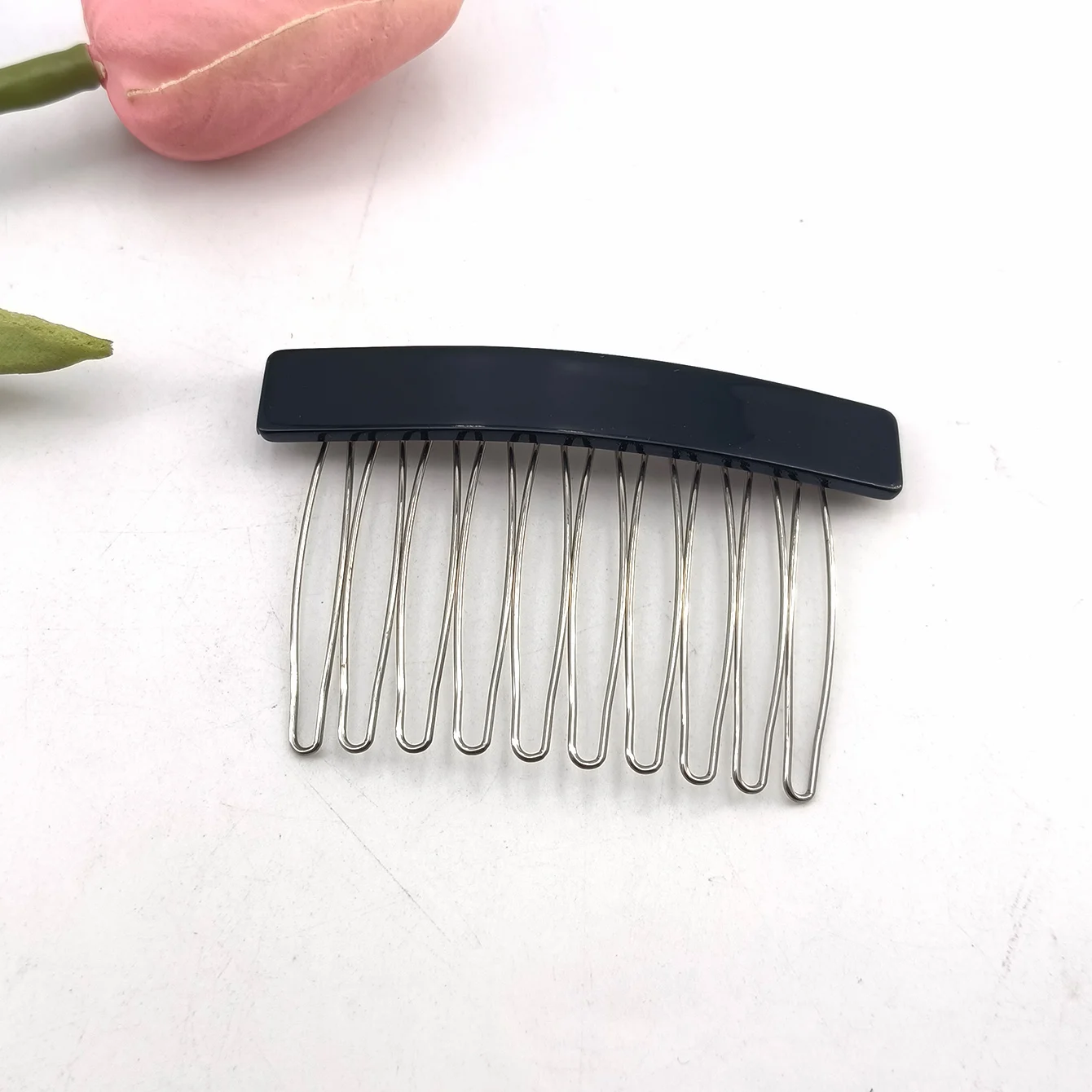 1/2 Stück Mittelgroßer 10-Zahn-Haarkamm-Clip für Damen, Haarstyling-Haarnadeln, Kopfschmuck, Schmuck, Pony- und Haarsträhnen-Kamm-Clip, Geschenke – Detail 19