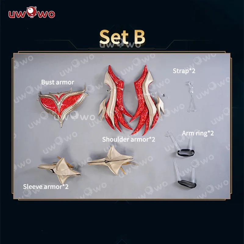 الدفعة الأخيرة UWOWO Ahri كوسبلاي جامعة الأساطير/LOL: أزياء أسطورة أهري التأثيرية الخالدة مع ذيل وغطاء للهالوين كوس