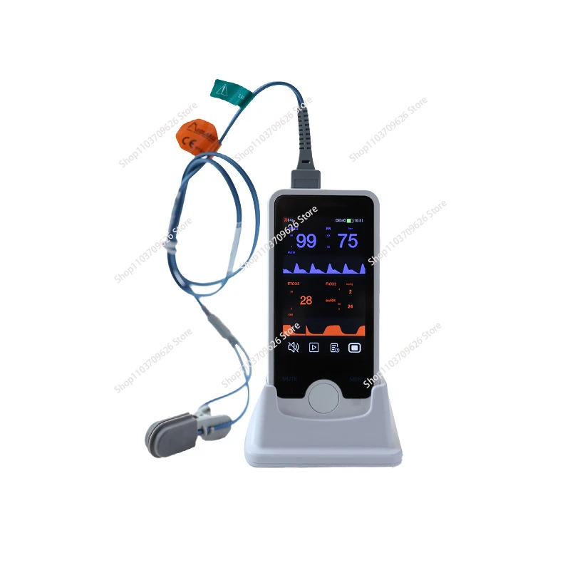 

Handheld Touch Screen Veterinary Monitors Multi-parameter Cat Dog Animal Vet Pulse Oximeter Vital Signs Monitors