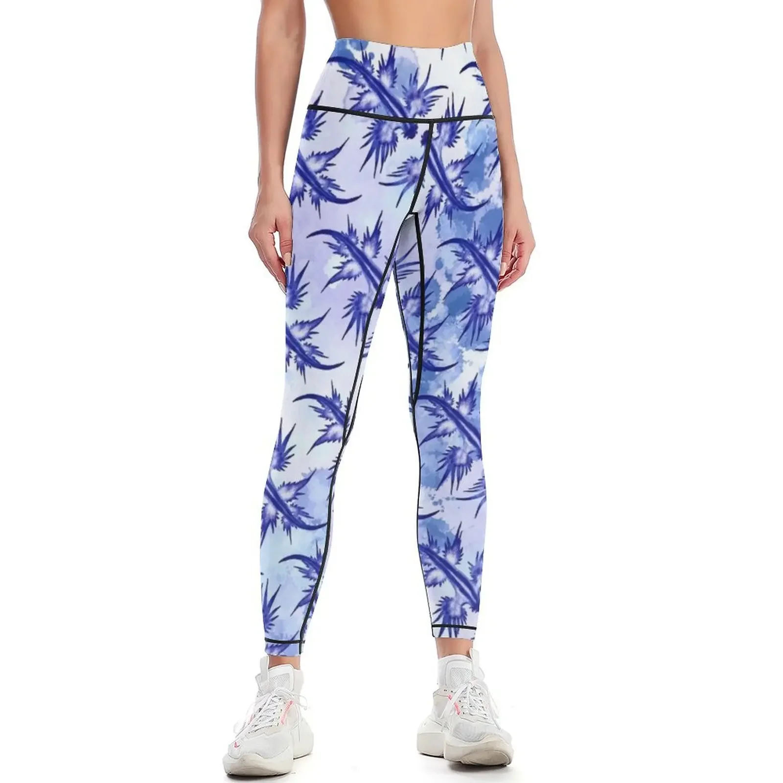 

Blue Dragon Sea Slug Leggings Women's fitness Fitness's gym clothes Female legging pants workout clothes for Womens Leggings